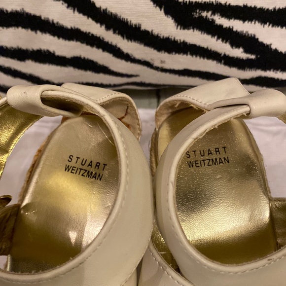 Stuart Weitzman girls wedge sandals size US 3 with Dustbag👡 👧 - Picture 4 of 14